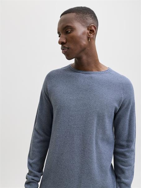 JJEHILL KNIT CREW NECK NOOS blue mirage