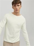JJEHILL KNIT CREW NECK NOOS cloud dancer