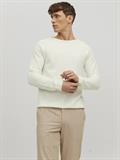 JJEHILL KNIT CREW NECK NOOS cloud dancer