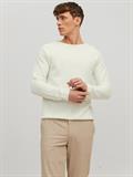 JJEHILL KNIT CREW NECK NOOS cloud dancer