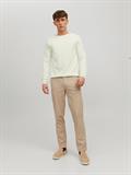 JJEHILL KNIT CREW NECK NOOS cloud dancer