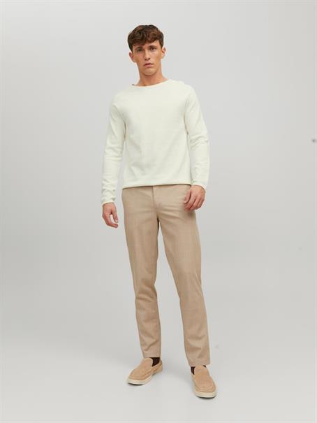 JJEHILL KNIT CREW NECK NOOS cloud dancer