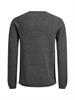 JJEHILL KNIT CREW NECK NOOS dark grey melange