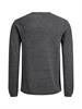 JJEHILL KNIT CREW NECK NOOS dark grey melange