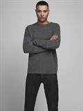 JJEHILL KNIT CREW NECK NOOS dark grey melange