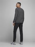 JJEHILL KNIT CREW NECK NOOS dark grey melange