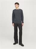 JJEHILL KNIT CREW NECK NOOS dark grey melange