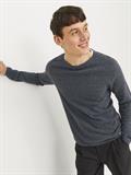 JJEHILL KNIT CREW NECK NOOS dark grey melange