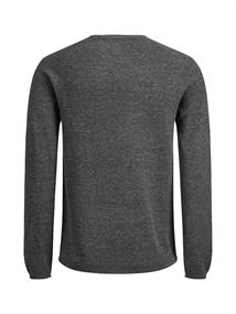 JJEHILL KNIT CREW NECK NOOS dark grey melange