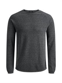 JJEHILL KNIT CREW NECK NOOS dark grey melange