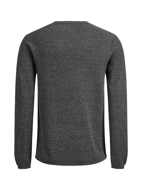 JJEHILL KNIT CREW NECK NOOS dark grey melange