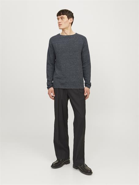 JJEHILL KNIT CREW NECK NOOS dark grey melange