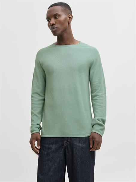 JJEHILL KNIT CREW NECK NOOS granite green
