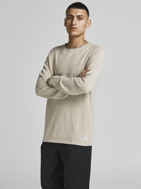 JJEHILL KNIT CREW NECK NOOS hellgrau2