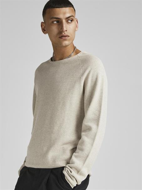 JJEHILL KNIT CREW NECK NOOS hellgrau2