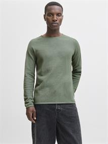 JJEHILL KNIT CREW NECK NOOS laurel wreath