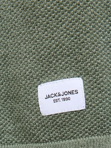 JJEHILL KNIT CREW NECK NOOS laurel wreath
