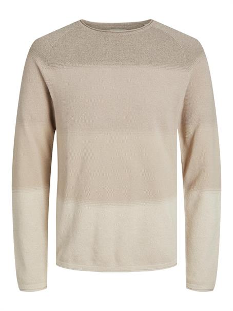 JJEHILL KNIT CREW NECK NOOS oatmeal