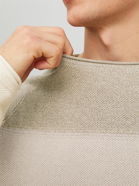 JJEHILL KNIT CREW NECK NOOS oatmeal