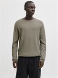 JJEHILL KNIT CREW NECK NOOS vetiver