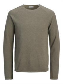 JJEHILL KNIT CREW NECK NOOS vetiver