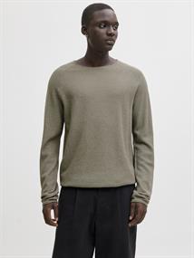 JJEHILL KNIT CREW NECK NOOS vetiver