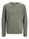 JJELEO KNIT CREW NECK NOOS agave green