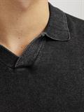 JJELEO KNIT POLO SS LN caviar