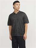 JJELEO KNIT POLO SS LN caviar