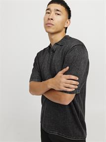 JJELEO KNIT POLO SS LN caviar