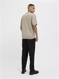 JJELEO KNIT POLO SS LN crockery