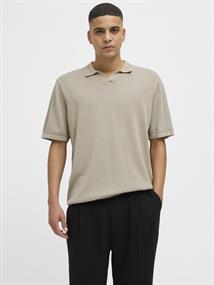 JJELEO KNIT POLO SS LN crockery
