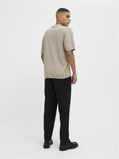 JJELEO KNIT POLO SS LN crockery