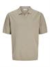 JJELEO KNIT POLO SS LN crockery