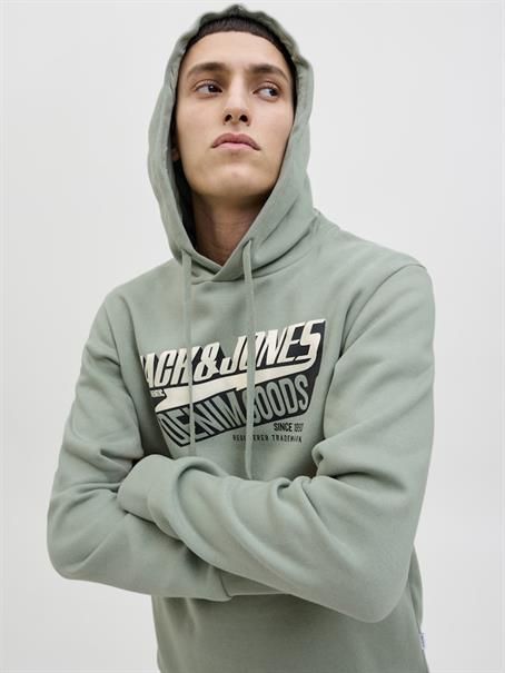 JJELOGO SWEAT HOOD 2 COL 25/26 NOOS iceberg green