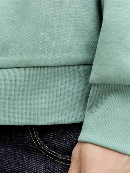 JJELOGO SWEAT HOOD 2 COL 25/26 NOOS mineral blue