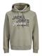 JJELOGO SWEAT HOOD 2 COL 25/26 NOOS vetiver
