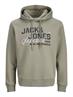 JJELOGO SWEAT HOOD 2 COL 25/26 NOOS vetiver