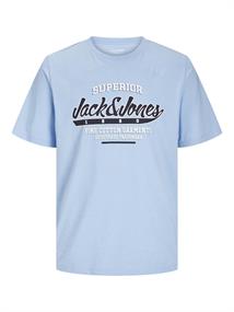 JJELOGO TEE SS O-NECK 2 COL SS25 SN chambray blue2