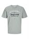 JJELOGO TEE SS O-NECK 2 COL SS25 SN iceberg green