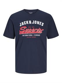 JJELOGO TEE SS O-NECK 2 COL SS25 SN sky captain