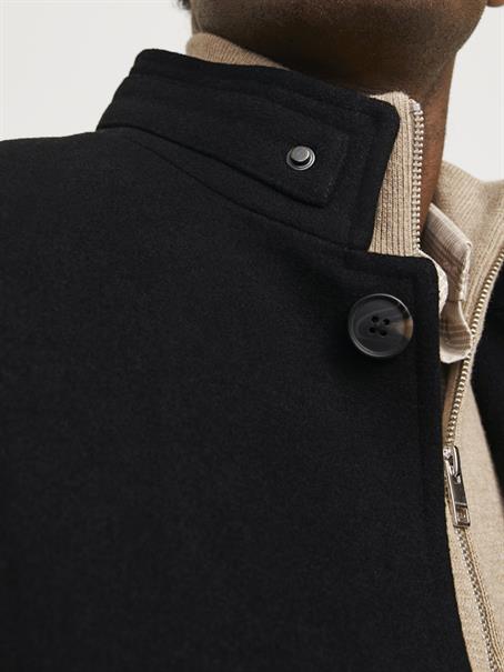 JJEMELTON WOOL BLEND COAT SN black