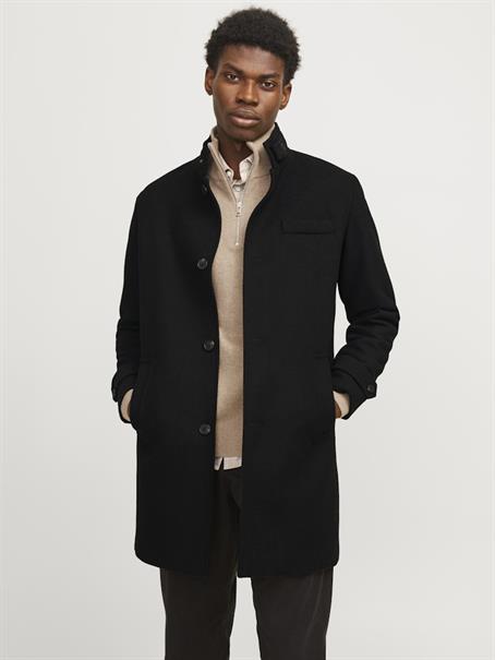 JJEMELTON WOOL BLEND COAT SN black