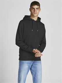 JJEORGANIC BASIC SWEAT HOOD NOOS black