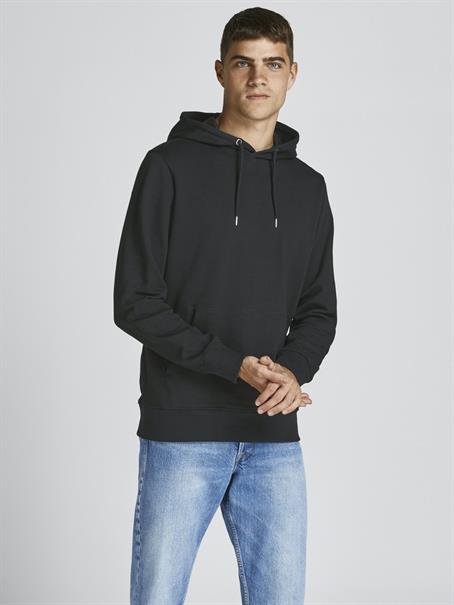 JJEORGANIC BASIC SWEAT HOOD NOOS black