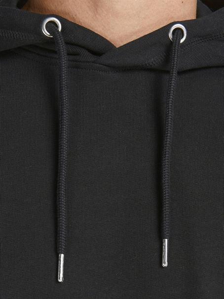 JJEORGANIC BASIC SWEAT HOOD NOOS black