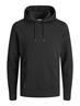 JJEORGANIC BASIC SWEAT HOOD NOOS black