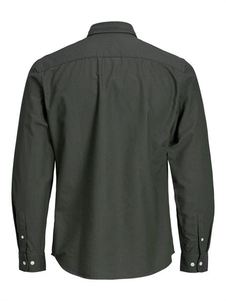 JJEOXFORD BASIC SHIRT L/S NOOS dunkelgrün