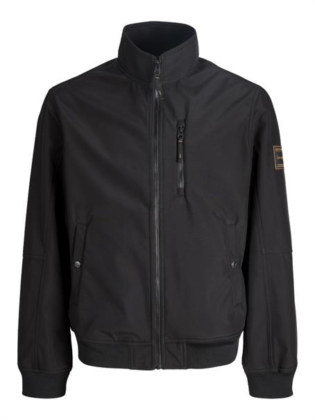 JJEPARKER SOFTSHELL BOMBER SN black