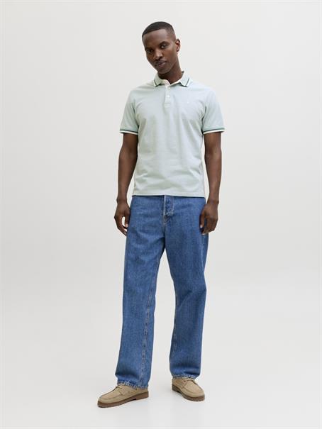 JJEPAULOS POLO SS NOOS mineral blue